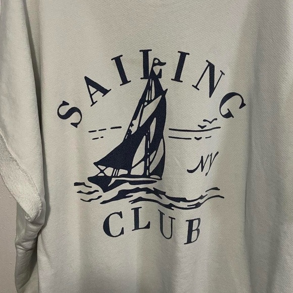 The Original Retro Brand Yacht Club Short-Sleeve Sweatshirt - Picture 4 of 8